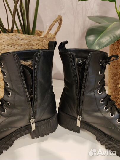 Ботинки зимние нат кожа мех 37