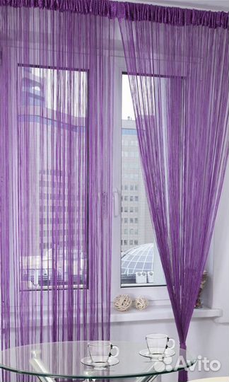 Шторы - нити (2 шт.)