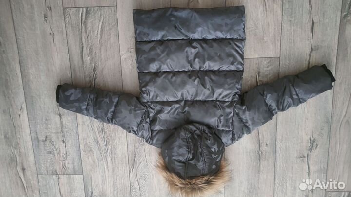 Пуховик зимний для мальчика 116