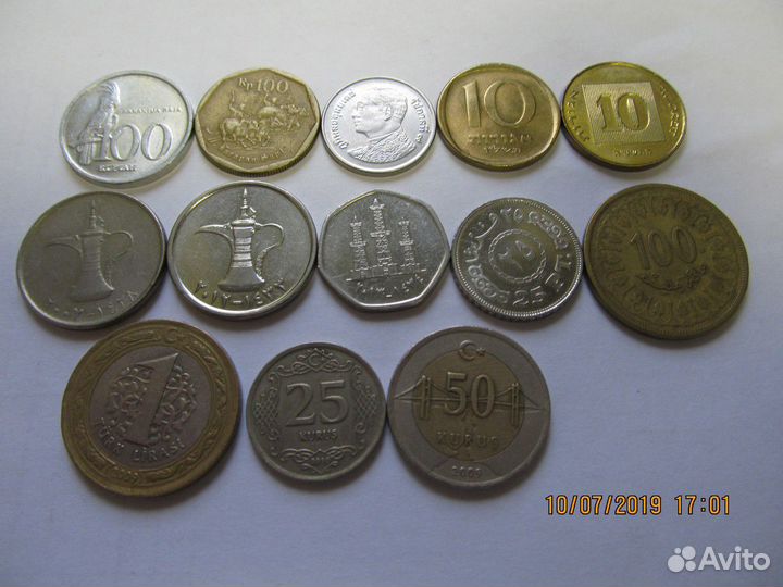 Монеты Африки и Азии,разные, обмен, ред. 04.08.21