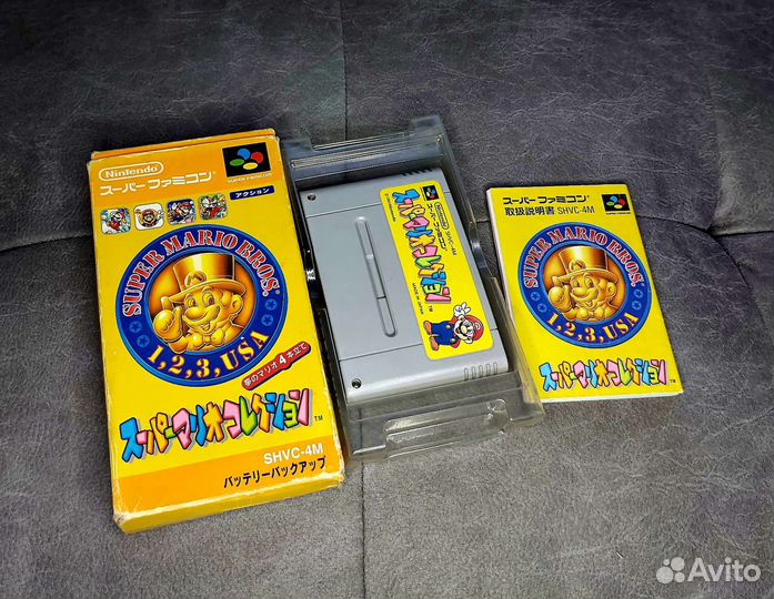 Super Mario All Stars для Super Nintendo ntsc-J