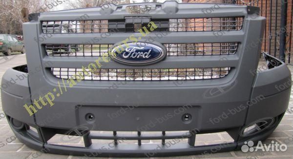 Бампер передний центр Ford Tranzit
