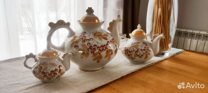 Набор заварочных чайников СССР