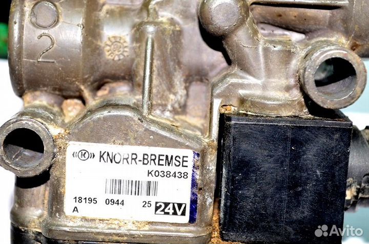 Клапан ABS, передний мост, правый scania R-series