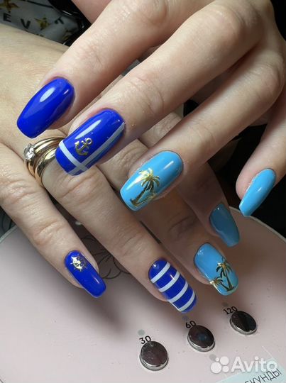 Наращивание ногтей акрил. Маникюр, педикюр. Шеллак