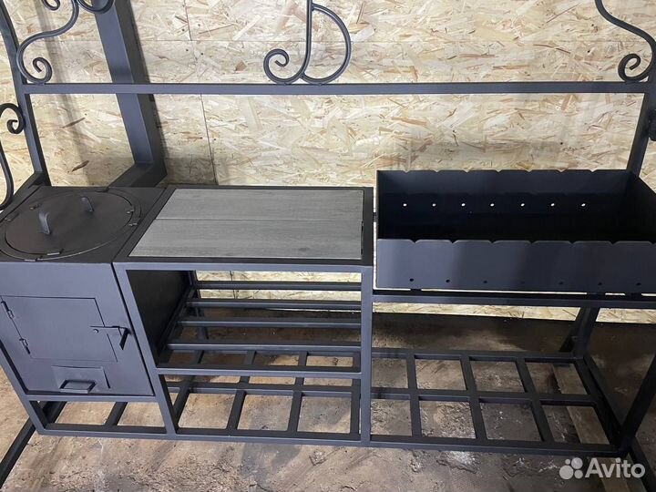 Мангал с крышей от производителя