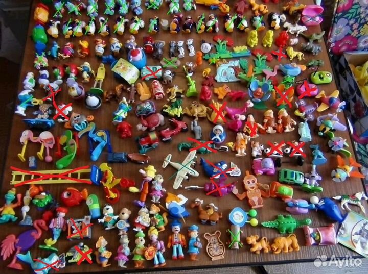Фигурки из киндер-сюрприза 90-х годов