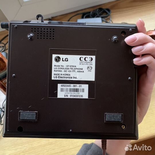 Телефонная станция с 2 радио телефонами lg gt-9760