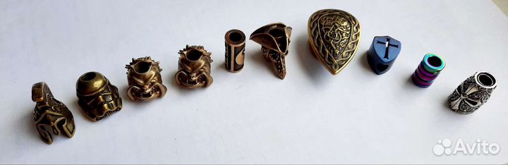 Бусины для браслетов из паракорда и темляка