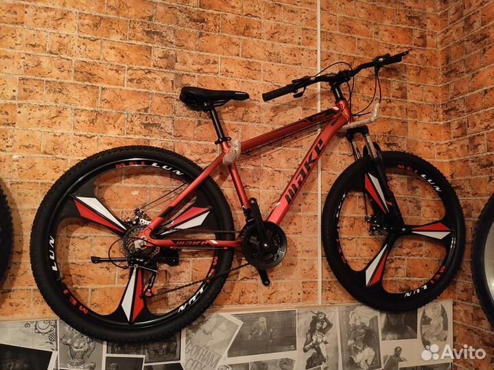 Велосипед на литых дисках 27,5' AL рама