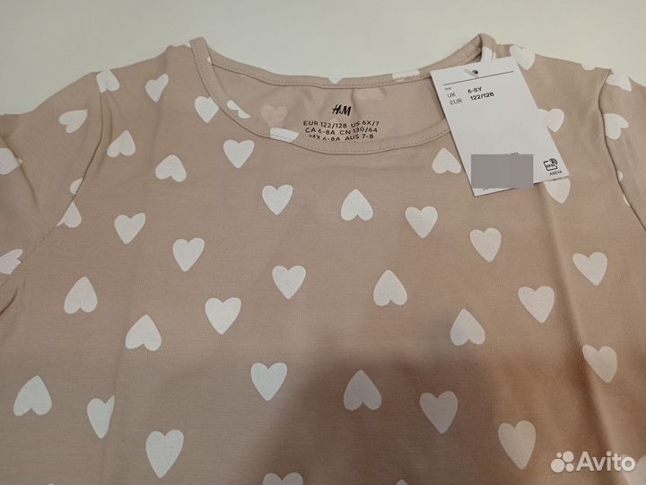 Новый лонгслив hm 128