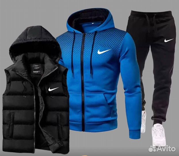 Спортивный костюм Nike+жилет