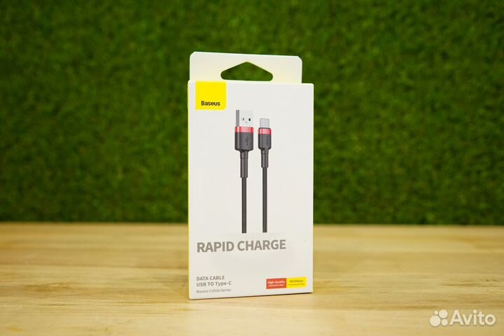 Кабель Baseus Cafule USB - Type-C 2 м