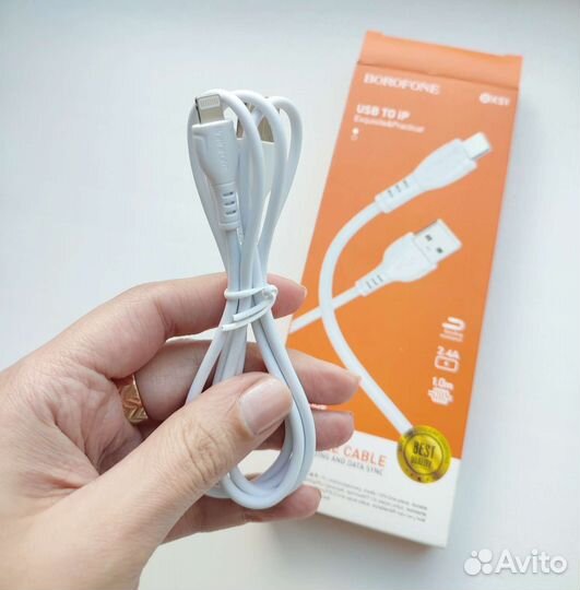 Кабель Usb A - Lightning, 1м