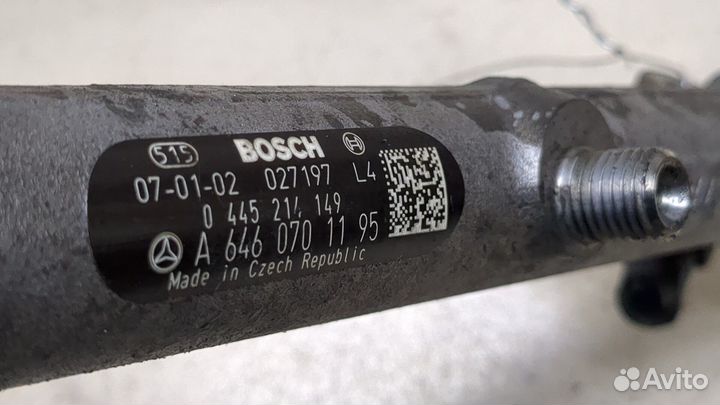 Рампа топливная Mercedes C W203, 2007