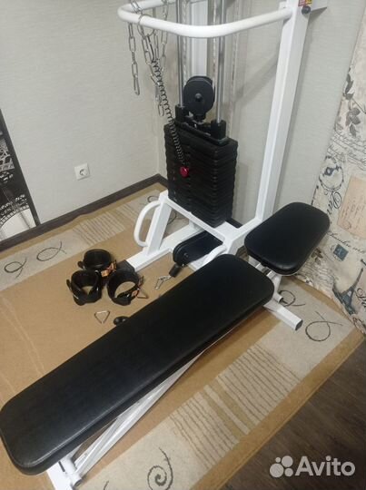 Многофункциональный тренажёр iron King со скамьей