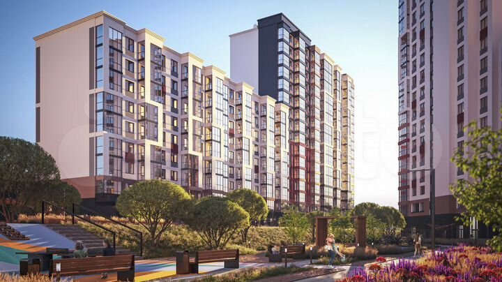 2-к. квартира, 39,6 м², 7/16 эт.