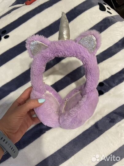 Меховые наушники