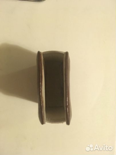 Портсигар кожаный для мягкой пачки сигарет СССР