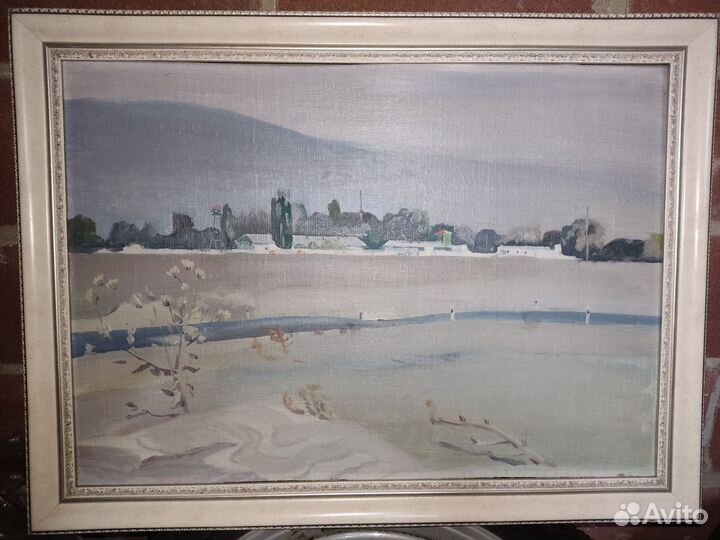 Картина маслом на холсте пейзаж