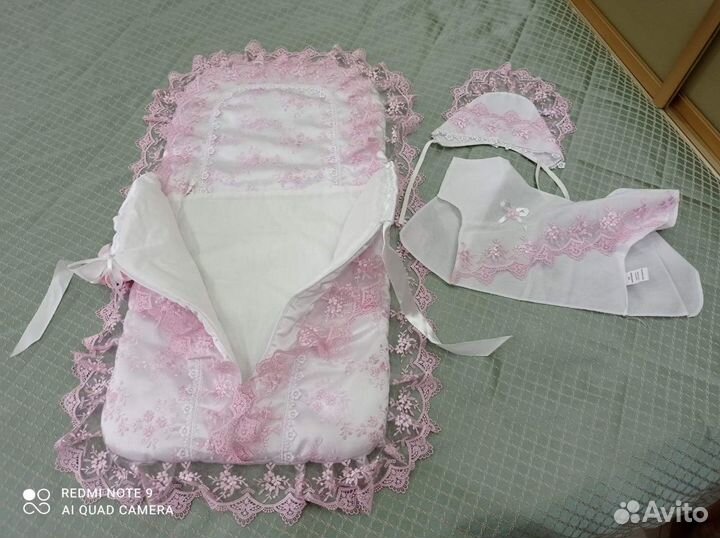 Конверт для девочки демисезонный