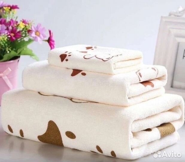 Полотенца из микрофибры комплект