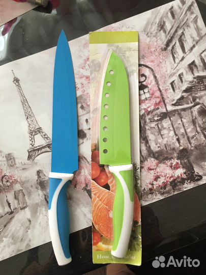 Набор посуды Орифлейм новый, ножи кухонные