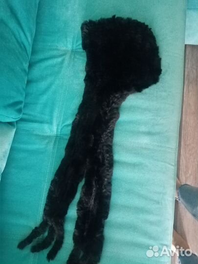 Шапка капюшон капор кролик