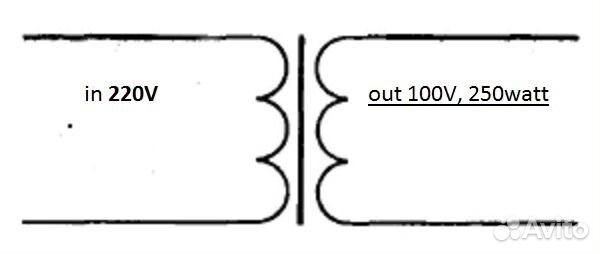 Как на схеме рисуется трансформатор