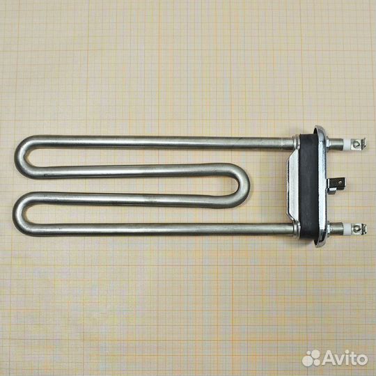 Тэн 2000W, прямой, 205 мм, с отверстием под датчик