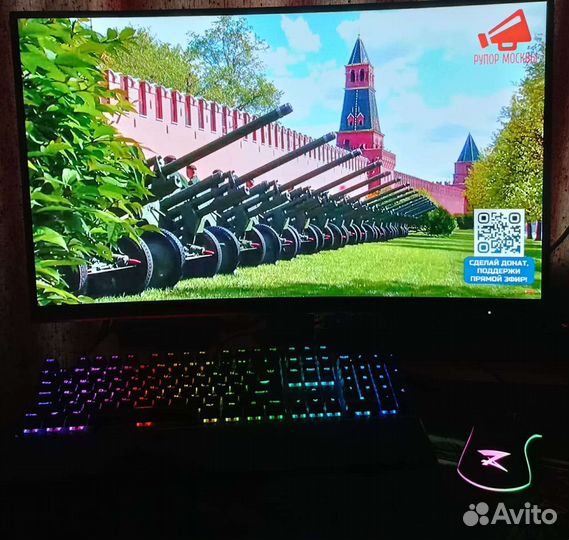 Продам изогнутый игровой монитор