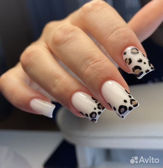 Наращивание ногтей, покрытие гель-лак