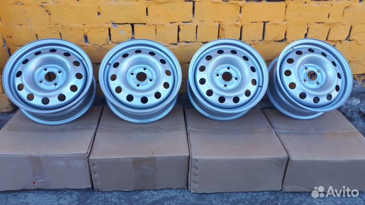 Штамп диски новые R15 / 6J/ 4*100/ ет48/ DIA54.1