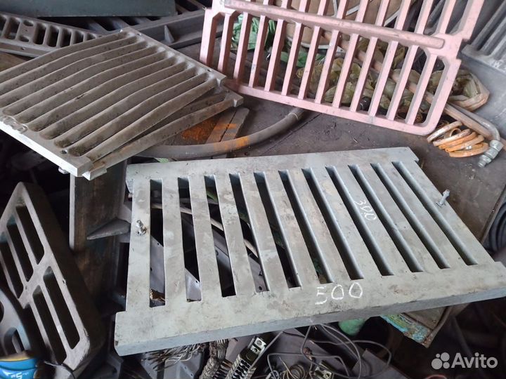 Чугунные колосники, решётки, плиты для казана
