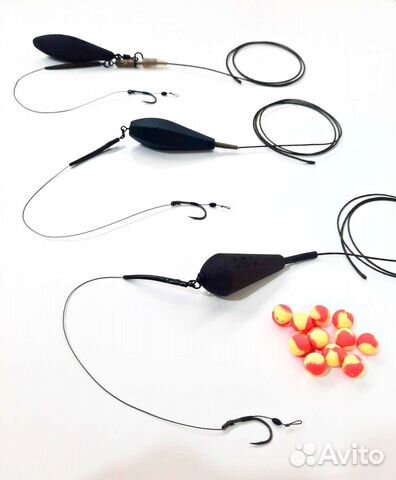 Карповый монтаж с волосом (под бойлы )