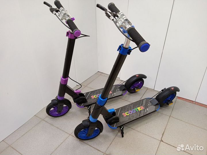 Самокат городской с нагрузкой до 120 кг