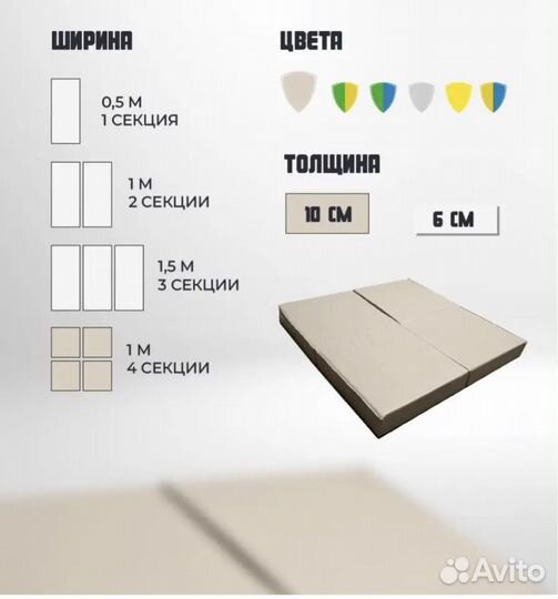 Мат спортивный