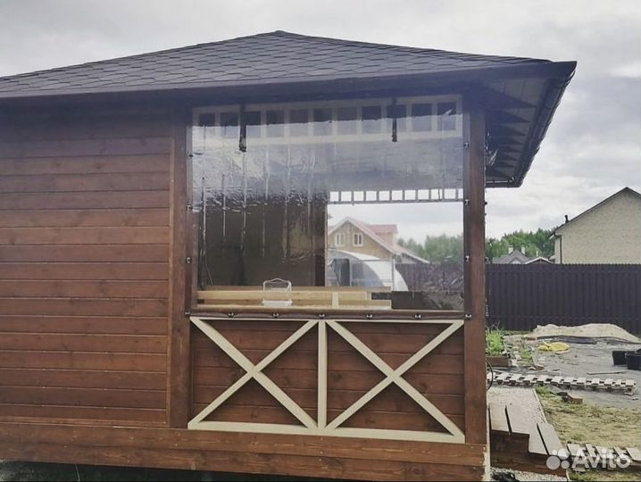 Мягкие окна для террас и беседок