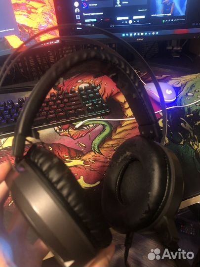 Механическаля клавиатура + наушники blody g520