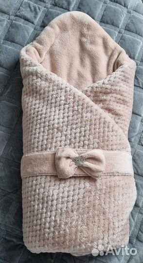 Конверт на выписку для девочки зима