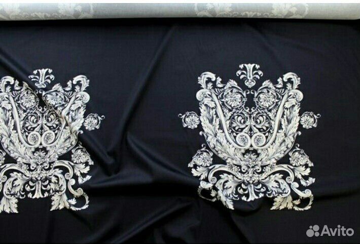 Ткань Хлопок стрейч, купон, Италия