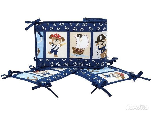 Комплект для детской кроватки (7 предметов) новый