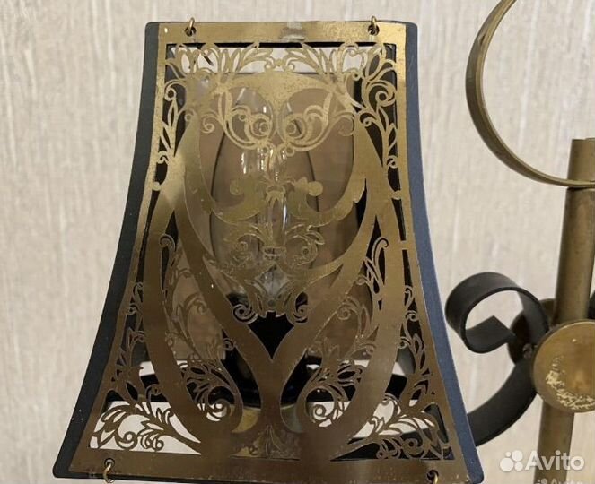 Настольная лампа светильник канделябр дуэт СССР