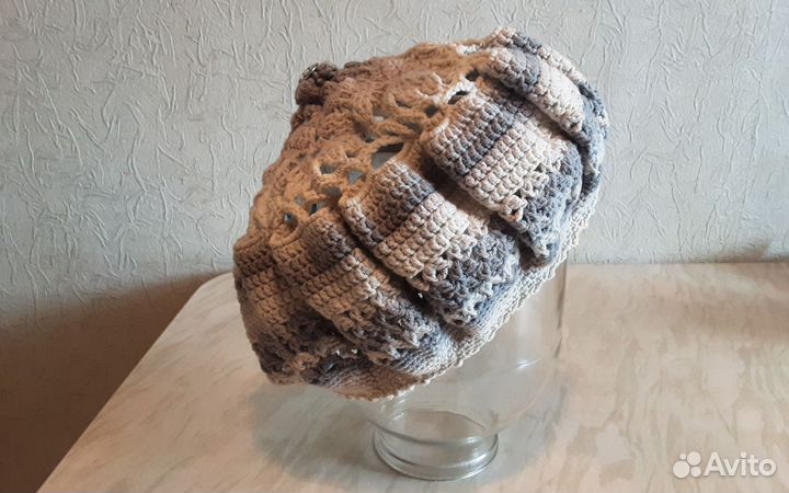 Берет вязаный крючком