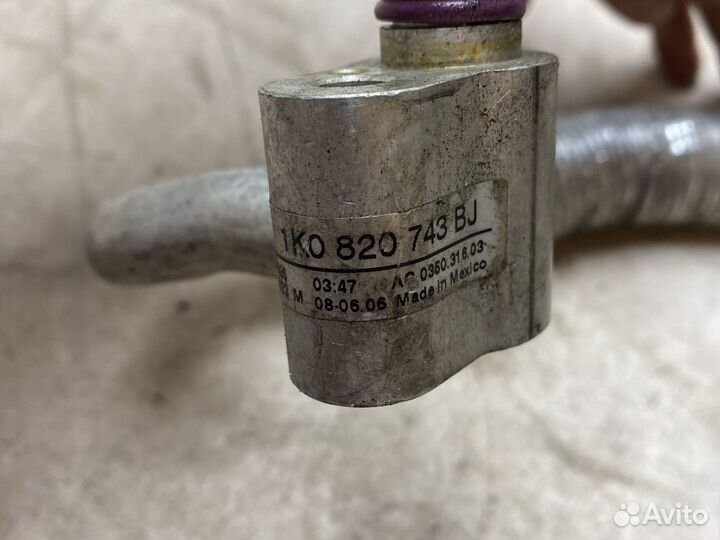 Трубка кондиционера golf 5 1k0820743bj