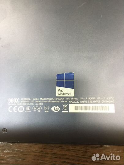 Ноутбук samsung i7 np900x3c