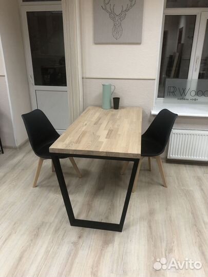 Офисный стол лофт в переговорную из дерева