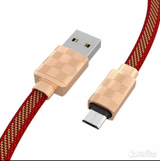 Кабель для телефона TFN microusb Fashion, Gold