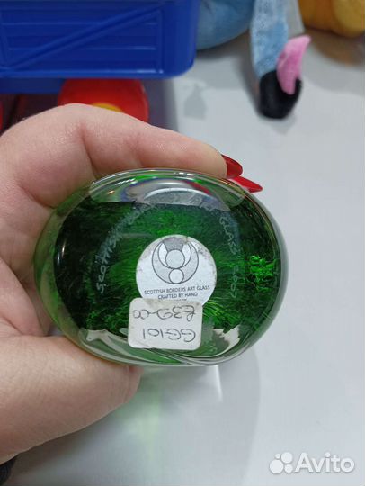 Пресс-папье из стекла scottish borders art glass