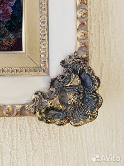 Картина с гобеленом старинная